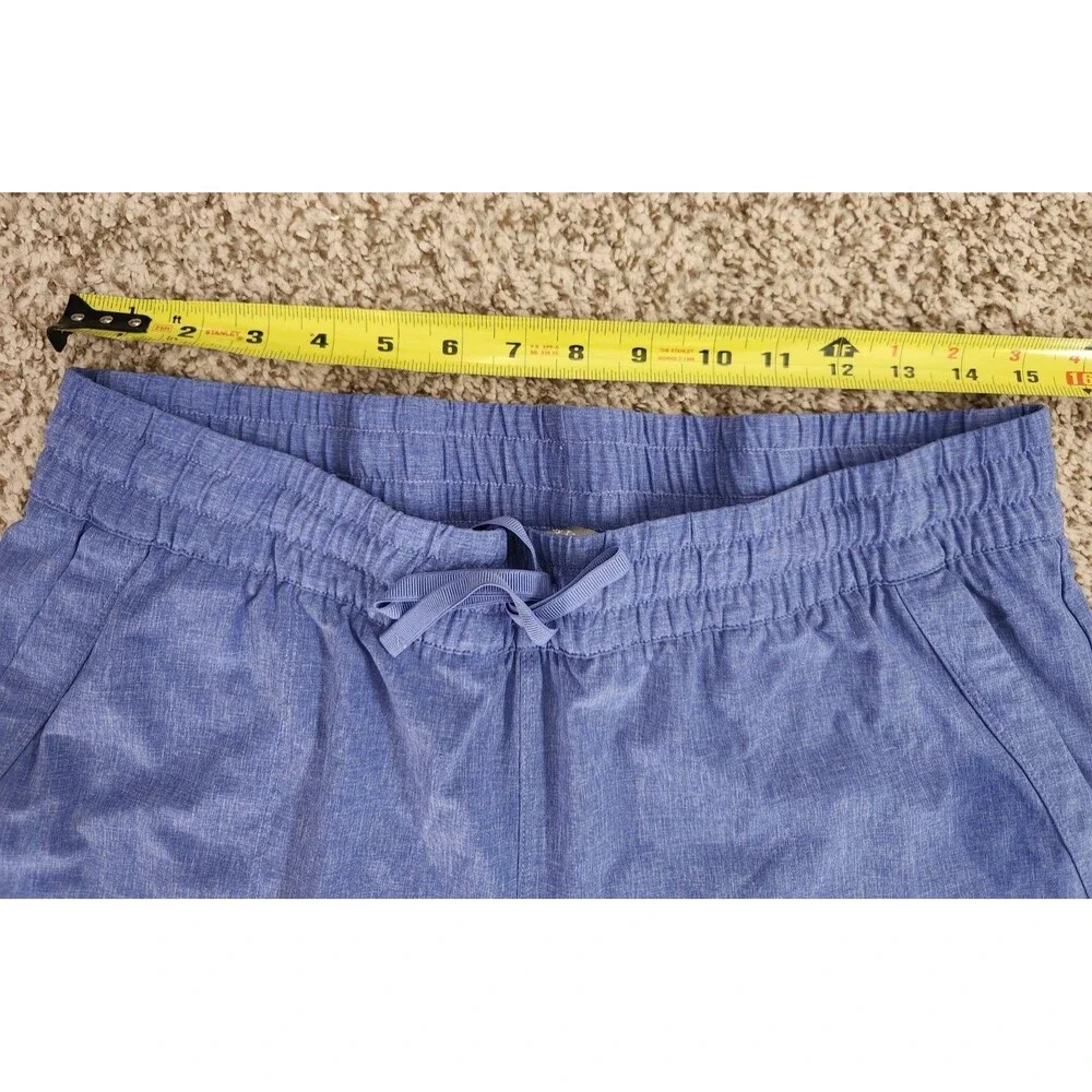 TALBOTS Womens Light Blue Drawstring Elastic Waist Pockets Size Large Petite - Picture 4 of 7